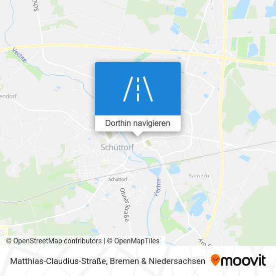Matthias-Claudius-Straße Karte
