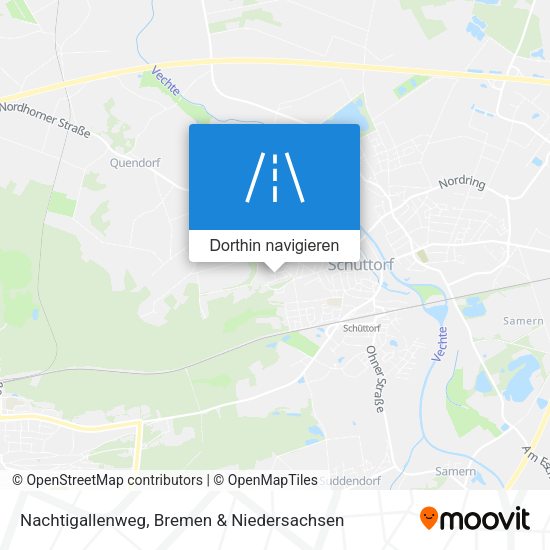 Nachtigallenweg Karte