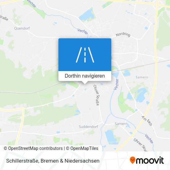 Schillerstraße Karte