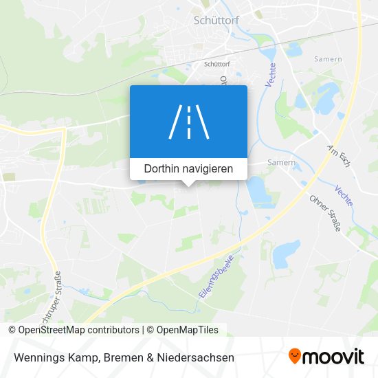 Wennings Kamp Karte
