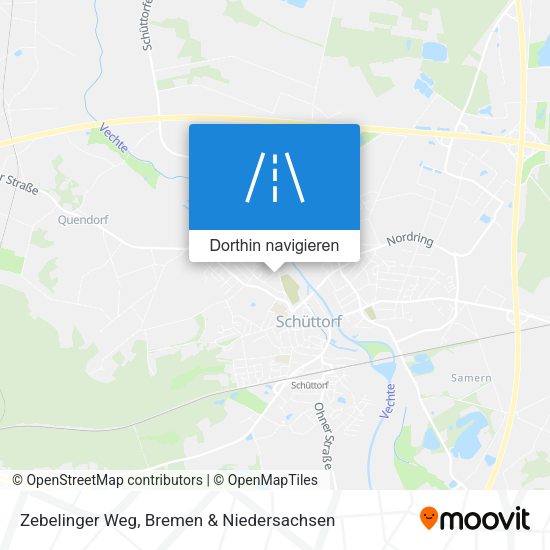 Zebelinger Weg Karte