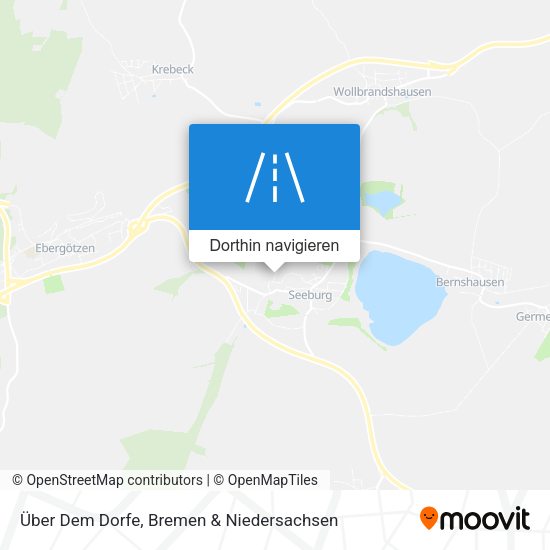 Über Dem Dorfe Karte