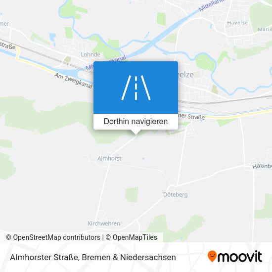Almhorster Straße Karte