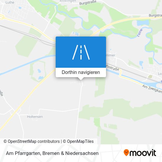 Am Pfarrgarten Karte