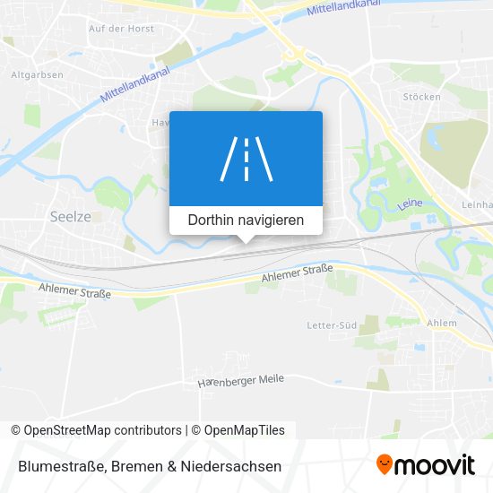 Blumestraße Karte