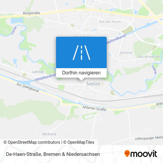 De-Haen-Straße Karte