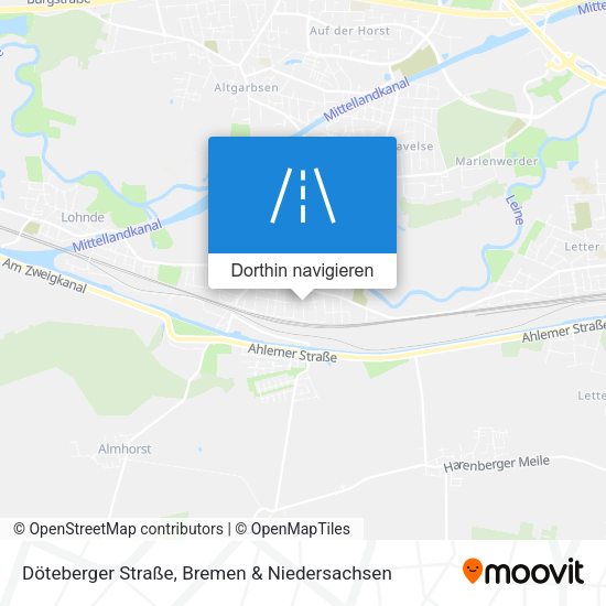 Döteberger Straße Karte