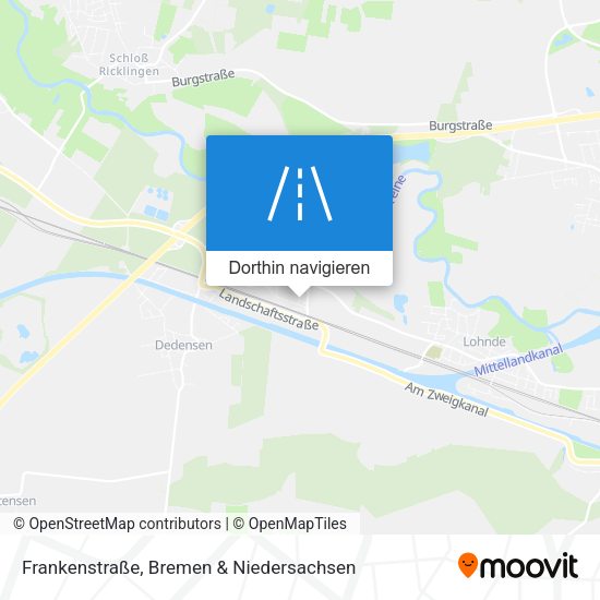 Frankenstraße Karte