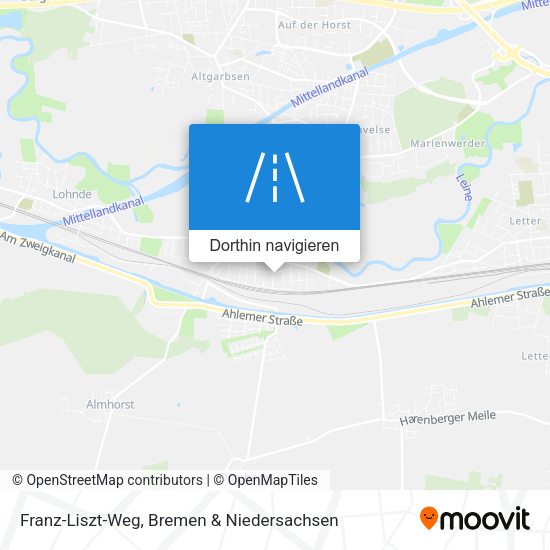 Franz-Liszt-Weg Karte