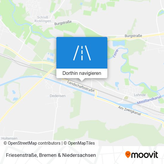 Friesenstraße Karte