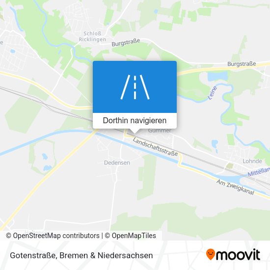 Gotenstraße Karte