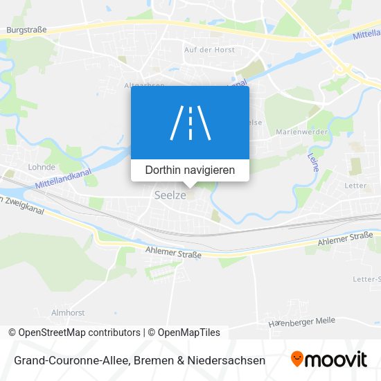 Grand-Couronne-Allee Karte