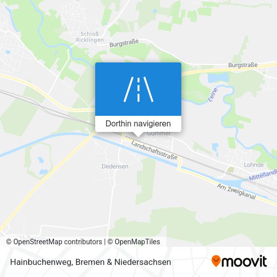 Hainbuchenweg Karte