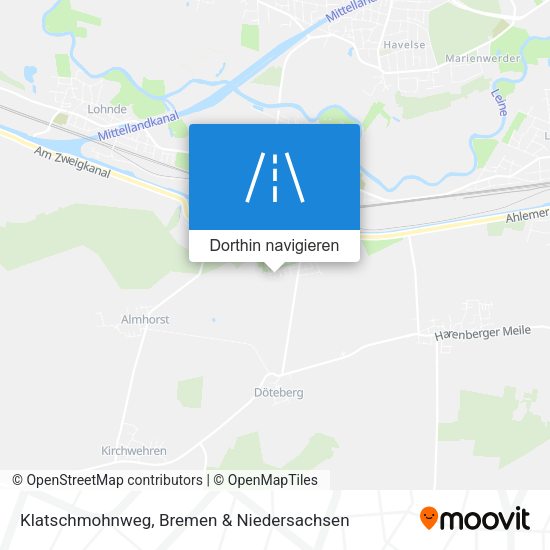 Klatschmohnweg Karte