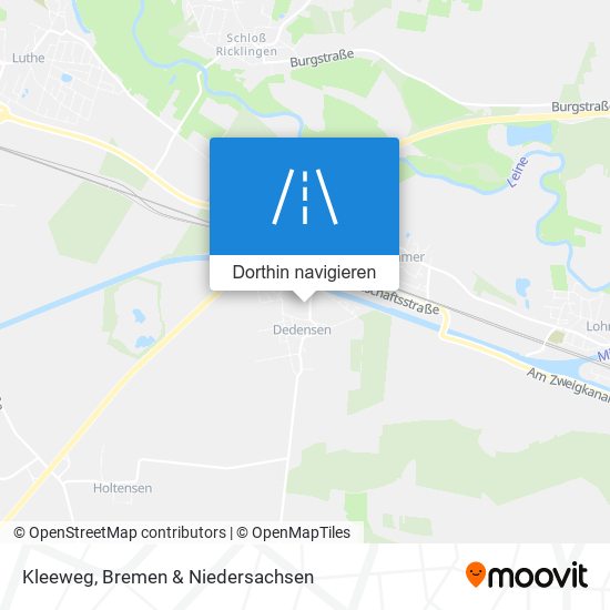 Kleeweg Karte