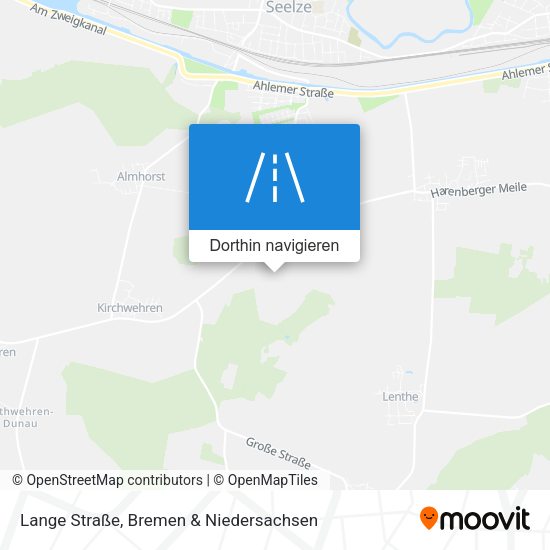 Lange Straße Karte