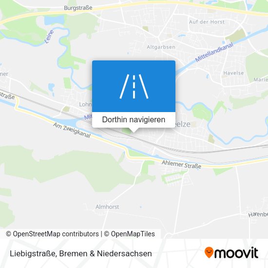 Liebigstraße Karte