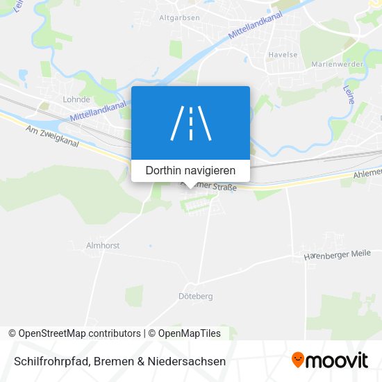 Schilfrohrpfad Karte