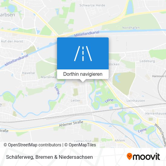 Schäferweg Karte
