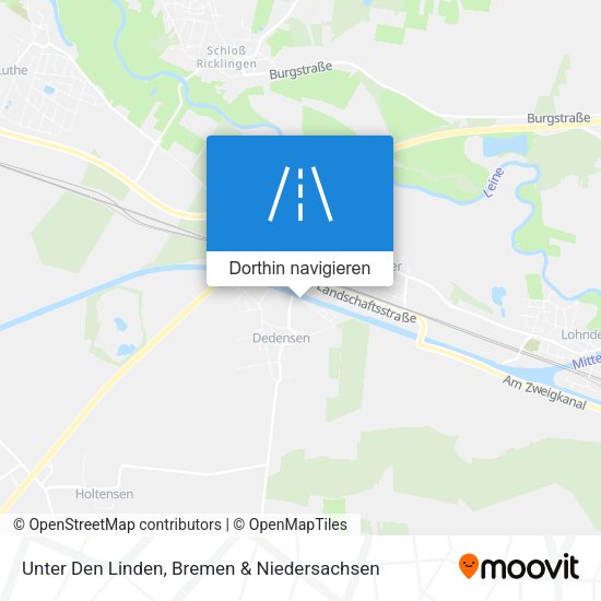 Unter Den Linden Karte