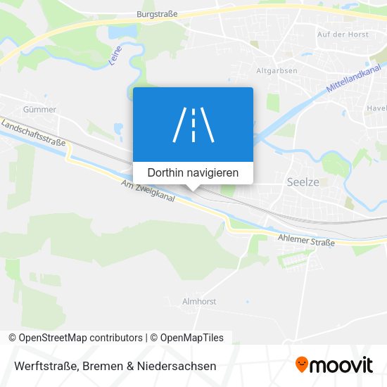 Werftstraße Karte