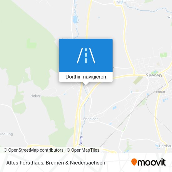 Altes Forsthaus Karte