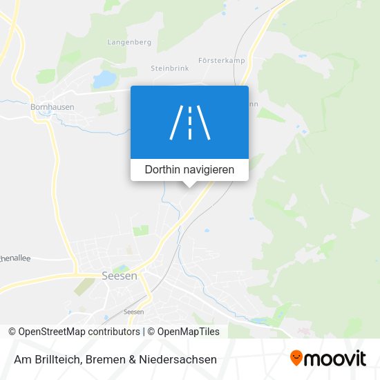 Am Brillteich Karte