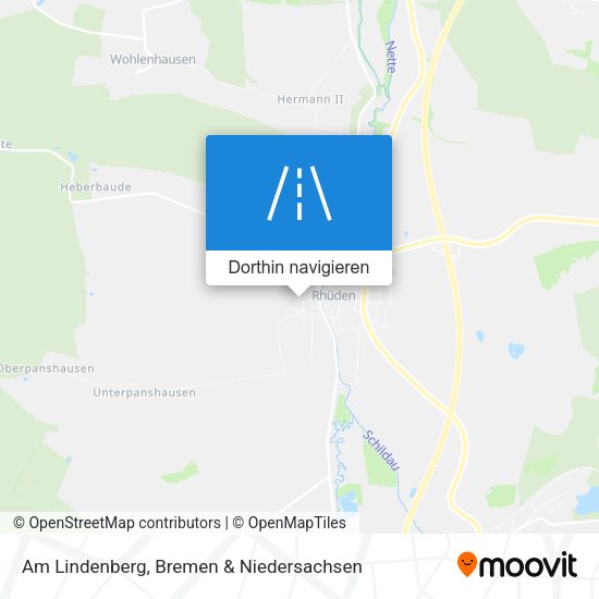Am Lindenberg Karte