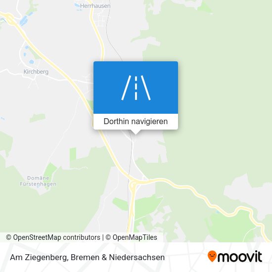 Am Ziegenberg Karte