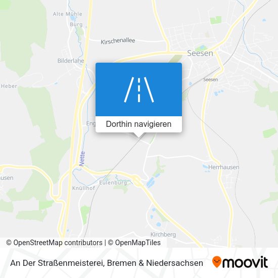 An Der Straßenmeisterei Karte
