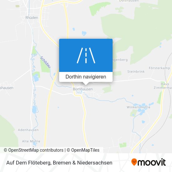 Auf Dem Flöteberg Karte