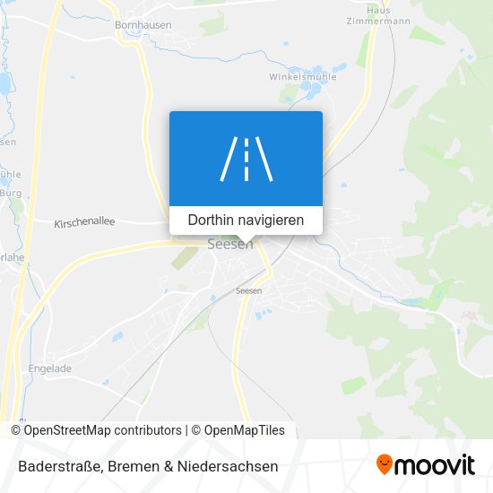 Baderstraße Karte