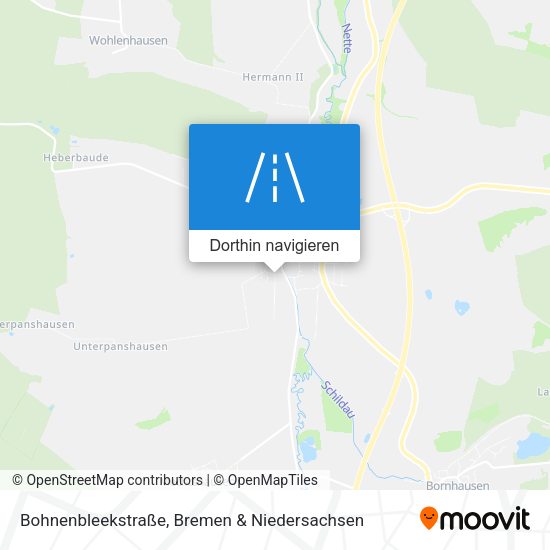 Bohnenbleekstraße Karte