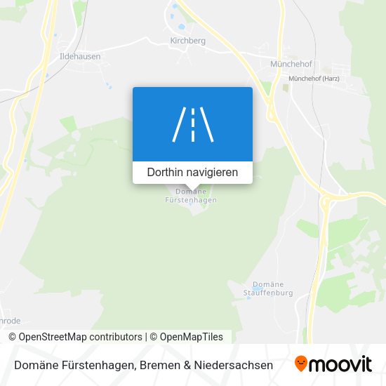 Domäne Fürstenhagen Karte