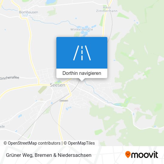 Grüner Weg Karte