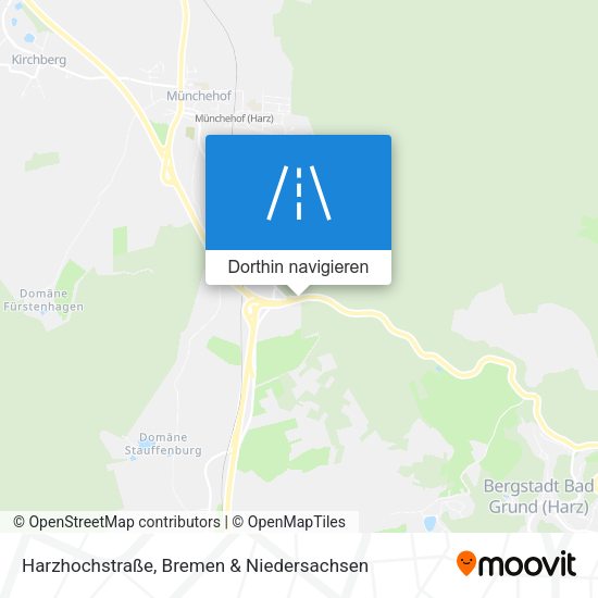 Harzhochstraße Karte