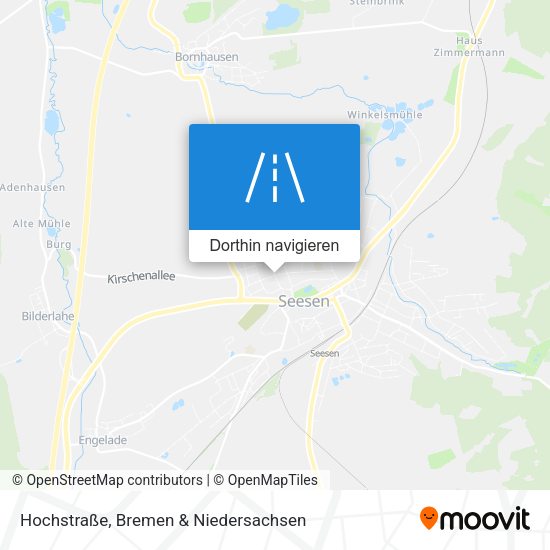 Hochstraße Karte