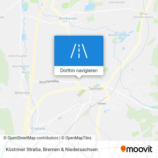 Küstriner Straße Karte