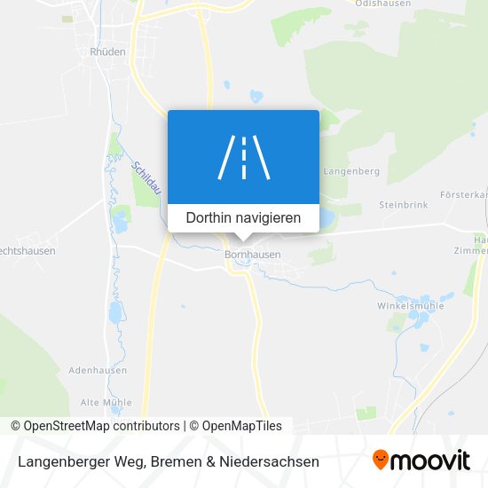Langenberger Weg Karte