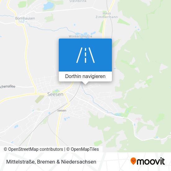 Mittelstraße Karte