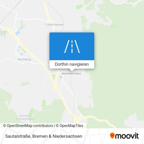 Sautalstraße Karte