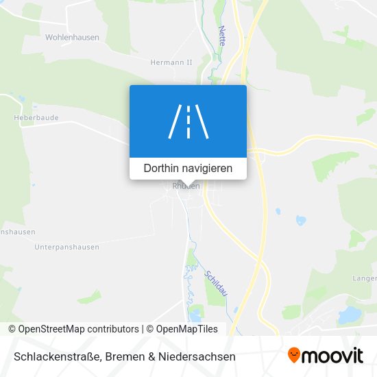 Schlackenstraße Karte