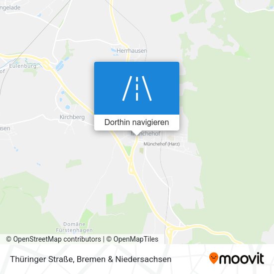 Thüringer Straße Karte