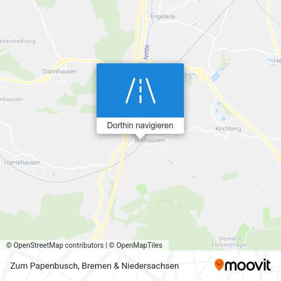 Zum Papenbusch Karte