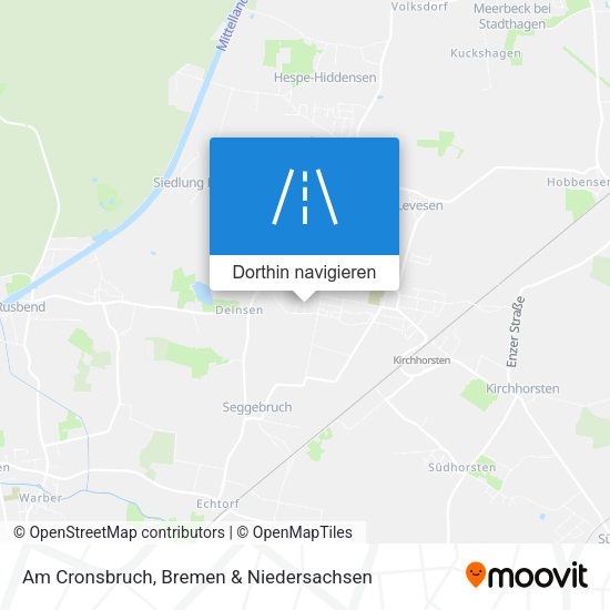 Am Cronsbruch Karte