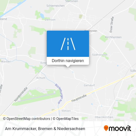 Am Krummacker Karte