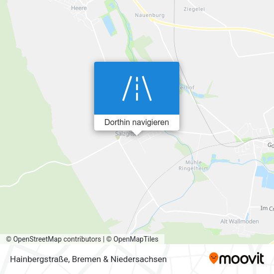 Hainbergstraße Karte