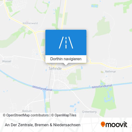 An Der Zentrale Karte