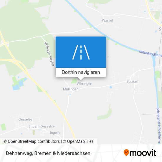 Dehnenweg Karte