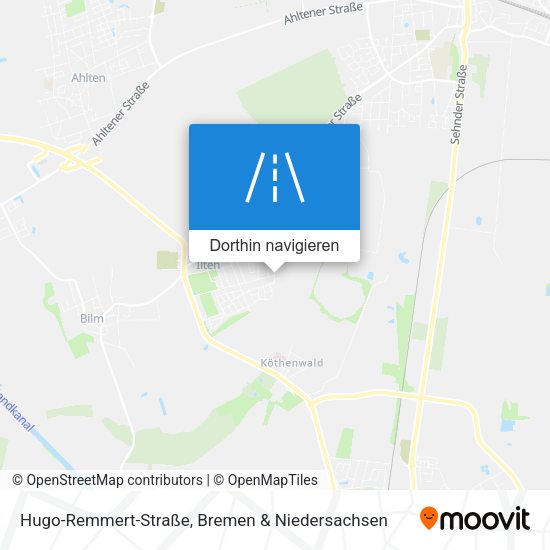 Hugo-Remmert-Straße Karte
